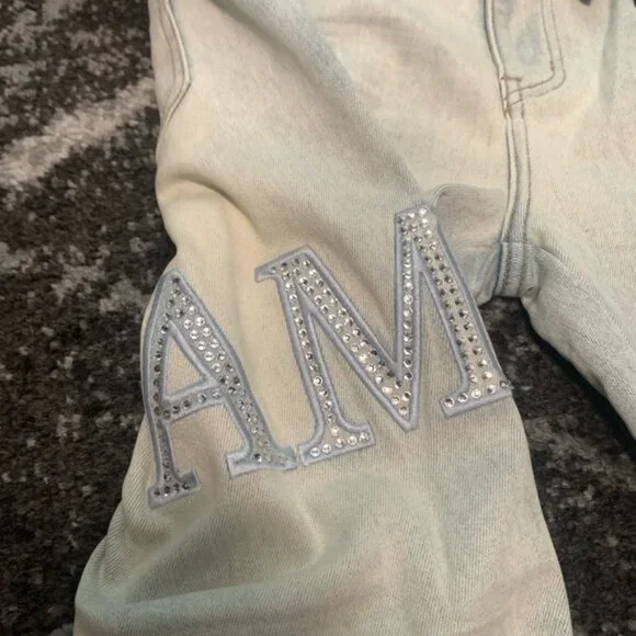 Amiri Rhinestone MX1 Jeans Men’s Size 34, 36 - Picture 4 of 6